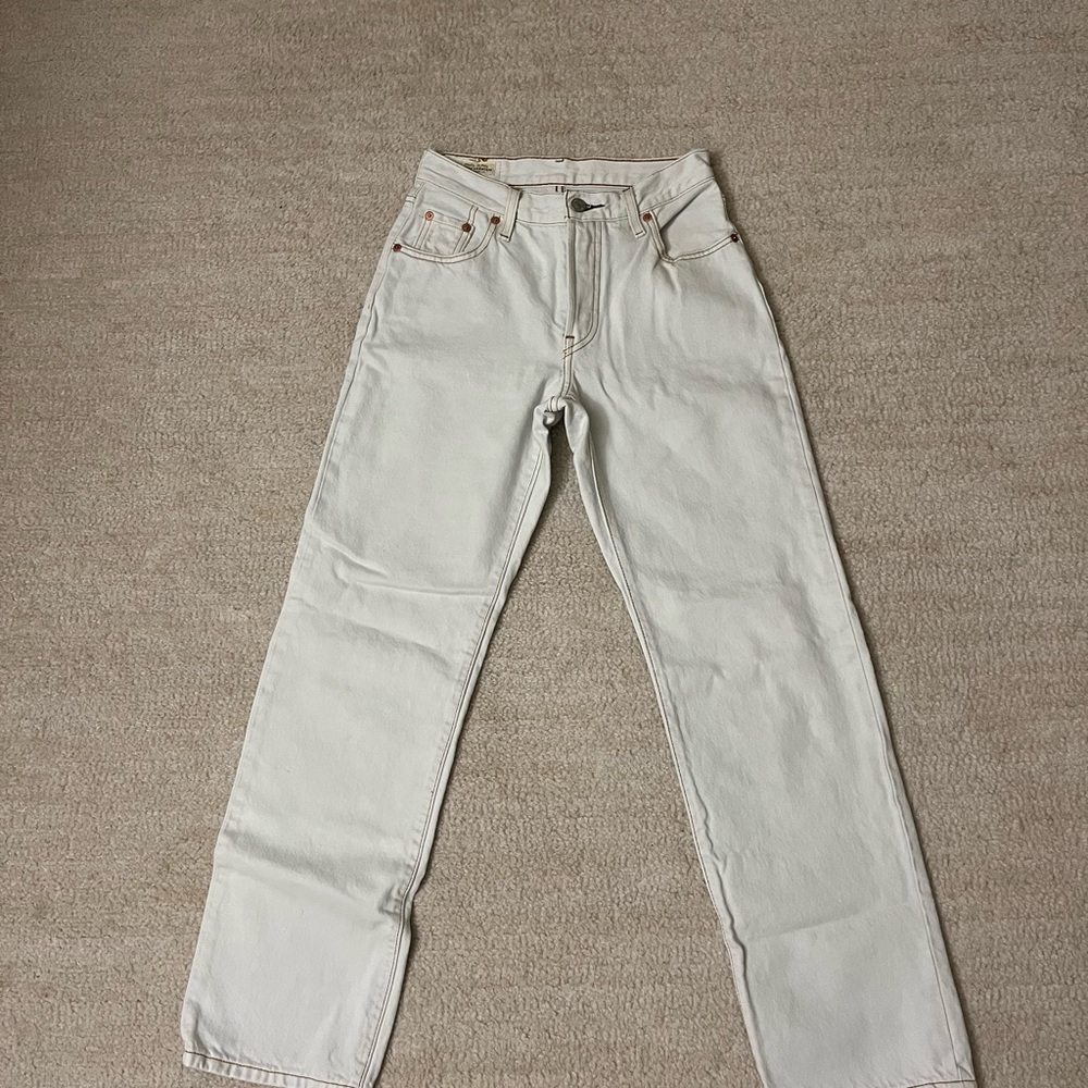 Levi's Women's Cream Flare Jeans
